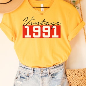 1991 Tee, 30th Birthday Gift, 1991 Cassette Shirt, Best of 1991 Shirt, 30th Birthday Gift For