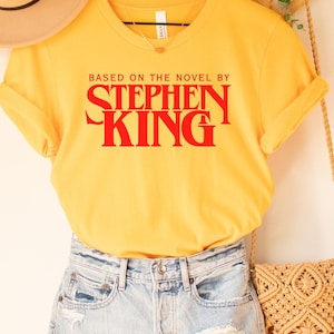 スティーブン・キングTシャツ、スティーブン・キング原作の小説シャツ、スティーブン・キング、レトロファッション、Tumblrシャツ、ホラーシャツ