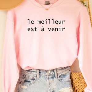 Sweat-shirt français, chemise française, chemise Paris, citation française, chemise dicton français, cadeau français, t-shirt de style parisien, tendance