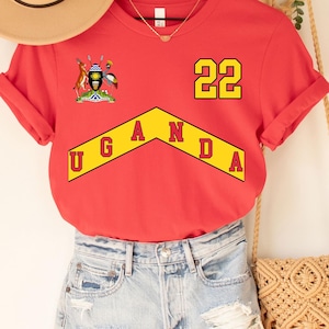 Camiseta Uganda, camisa Uganda, futebol Uganda, camiseta de lembrança Uganda, viagem Uganda, camiseta de férias Uganda, camiseta Uganda, camiseta Uganda