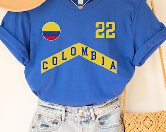 Colombia T-Shirt, Colombia Jersey, Colombia tshirt, Colombia gifts, Colombia shirt, Colombia fans gift, Colombia game