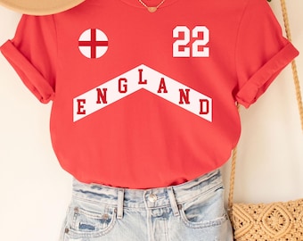 England T-Shirt, England jersey, England football, Personalized number, England gift, World cup shirt, England Shirt, England football