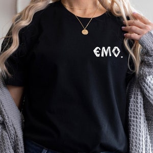 Emo T-Shirt, funny emo shirt, emo parent, emo mom, emo dad, emo music, emo&#39;s not dead, elder emo, funny music shirt