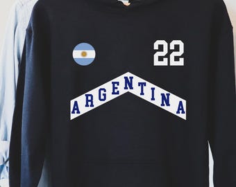 Sudadera con capucha de Argentina, camiseta de Argentina, camiseta de Argentina, regalos de Argentina, camiseta de Argentina, camiseta de Argentina, regalo para los fanáticos de Argentina