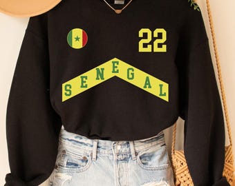 Senegal-tröja, Senegal-tröja, Senegal-presenter, Senegal-tröja, Senegal-t-shirt, Senegal-fanspresent, Senegal