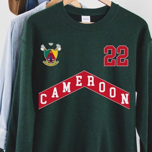 Cameroon Sweatshirt, Cameroon Jersey, Cameroon tshirt, Cameroon gifts, Cameroon shirt, Cameroon fans gift, Cameroon game