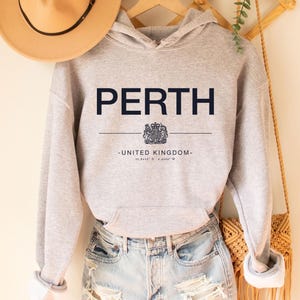 Sudadera con capucha de Perth, camiseta de Perth, Reino Unido, Perth, Escocia, camiseta de Perth, camiseta de Escocia, Gran Bretaña, río Tay