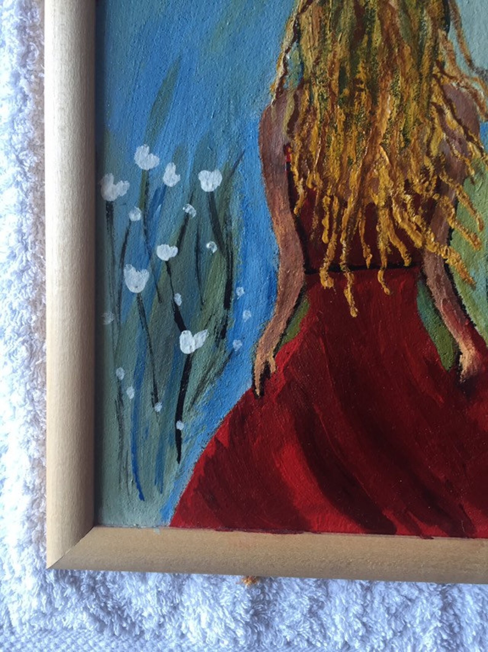 Acrylic painting on hardboard wall art original acrylic Etsy