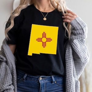 Southwest Vibes Unisex Tee - New Mexico, Desert T-Shirt, Santa Fe Gift, Southwest Clothing, Southwest Travel Shirt