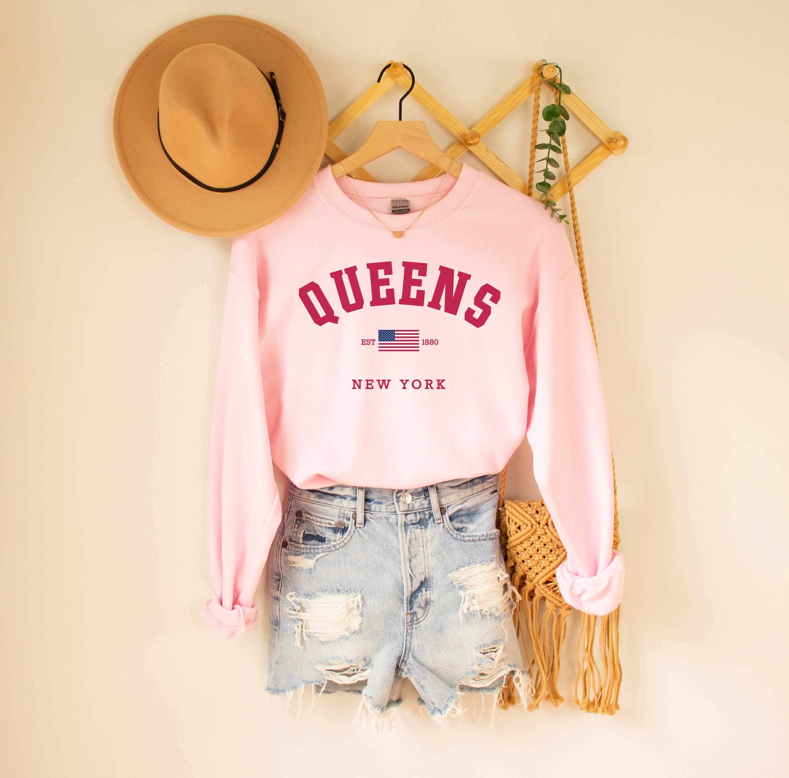 Queens New York Sweatshirt, Queens Shirt, Retro Queens Vintage NYC Tee, Queens NY, Queensa, New York City Shirt, New Yorker