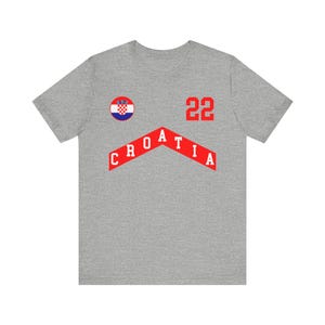 Kroatien Tee, Kroatien Shirt, Kroatien Hauptstadt, Kroatien 2024 Abschlag, Kroatien Fußball Trikot, Kroatien navijaci, WM Trikot Bild 10