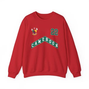 Cameroon Sweatshirt, Cameroon Jersey, Cameroon tshirt, Cameroon gifts, Cameroon shirt, Cameroon fans gift, Cameroon game