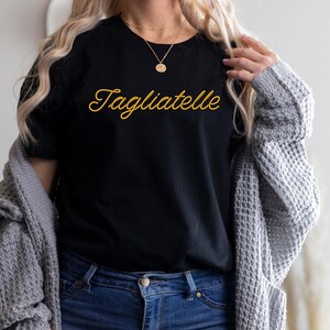 Tagliatelle Tee, Pasta Shirt, Food Shirt, Italian Shirt, Pasta Lover Gift, Spaghetti Shirt, Italy Travel Gift, Travel Shirt