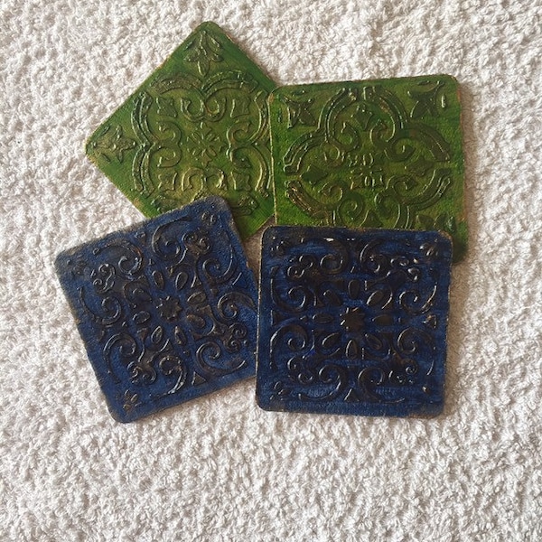 Decoupage Coasters Etsy