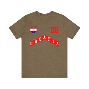 Kroatien Tee, Kroatien Shirt, Kroatien Hauptstadt, Kroatien 2024 Abschlag, Kroatien Fußball Trikot, Kroatien navijaci, WM Trikot Bild 7