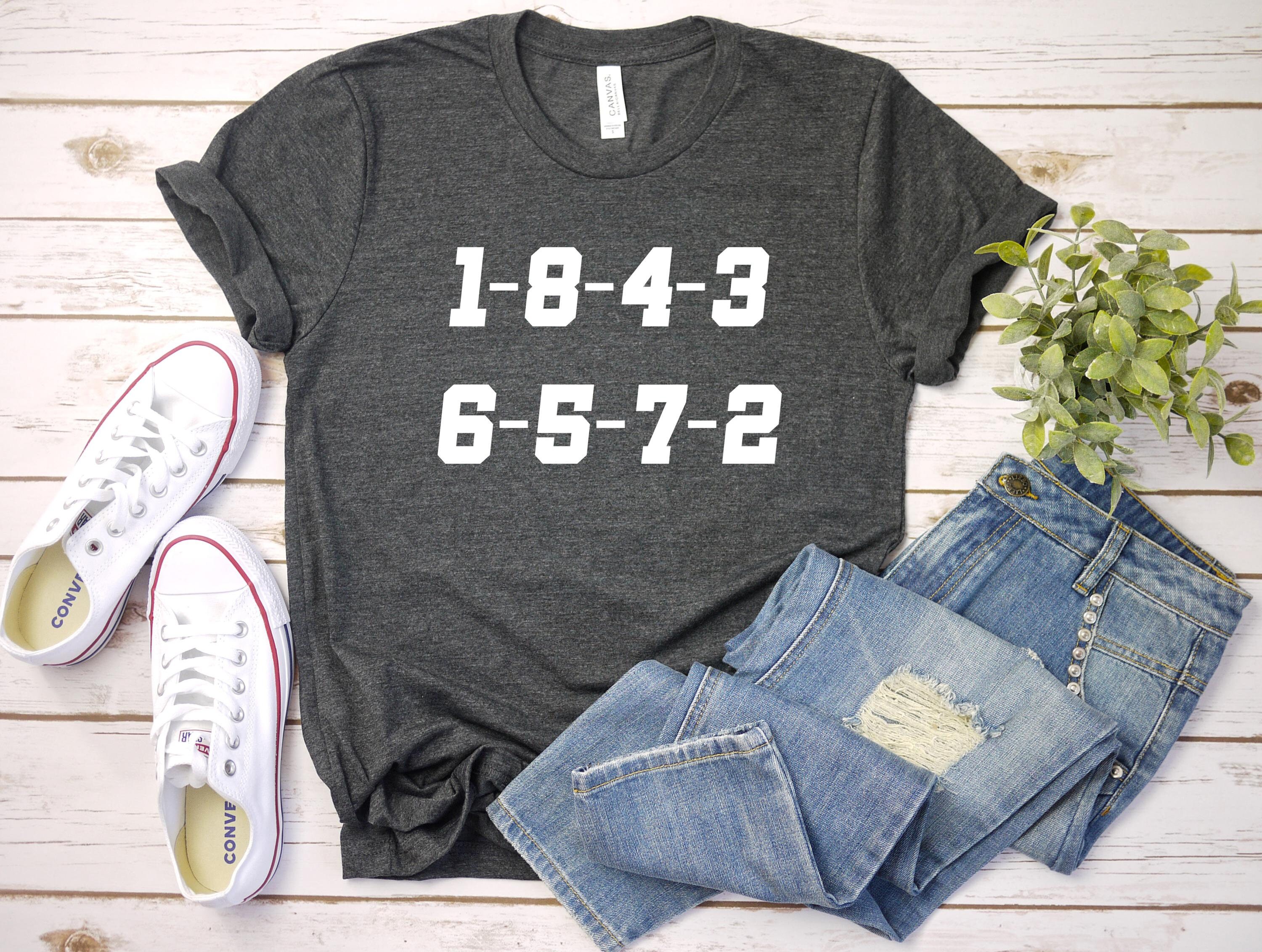 1-8-4-3-6-5-7-2 Firing Order V8 Engine T-Shirt - Small Block & Big Block Shirt For Car Guys, Black
