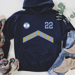 Hoodie Argentinië, Jersey Argentinië, T-shirt Argentinië, cadeaus Argentinië, shirt Argentinië, T-shirt Argentinië, cadeau Argentinië fans