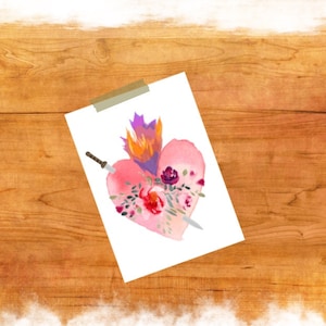 Immaculate Heart of Mary Print - Digital Download