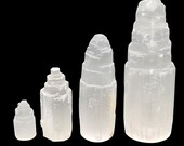 Selenite Tower Mountain, Selenite Mountain Pillar - display crystals - gemstone gifts - selenite gemstone - meditation crystal