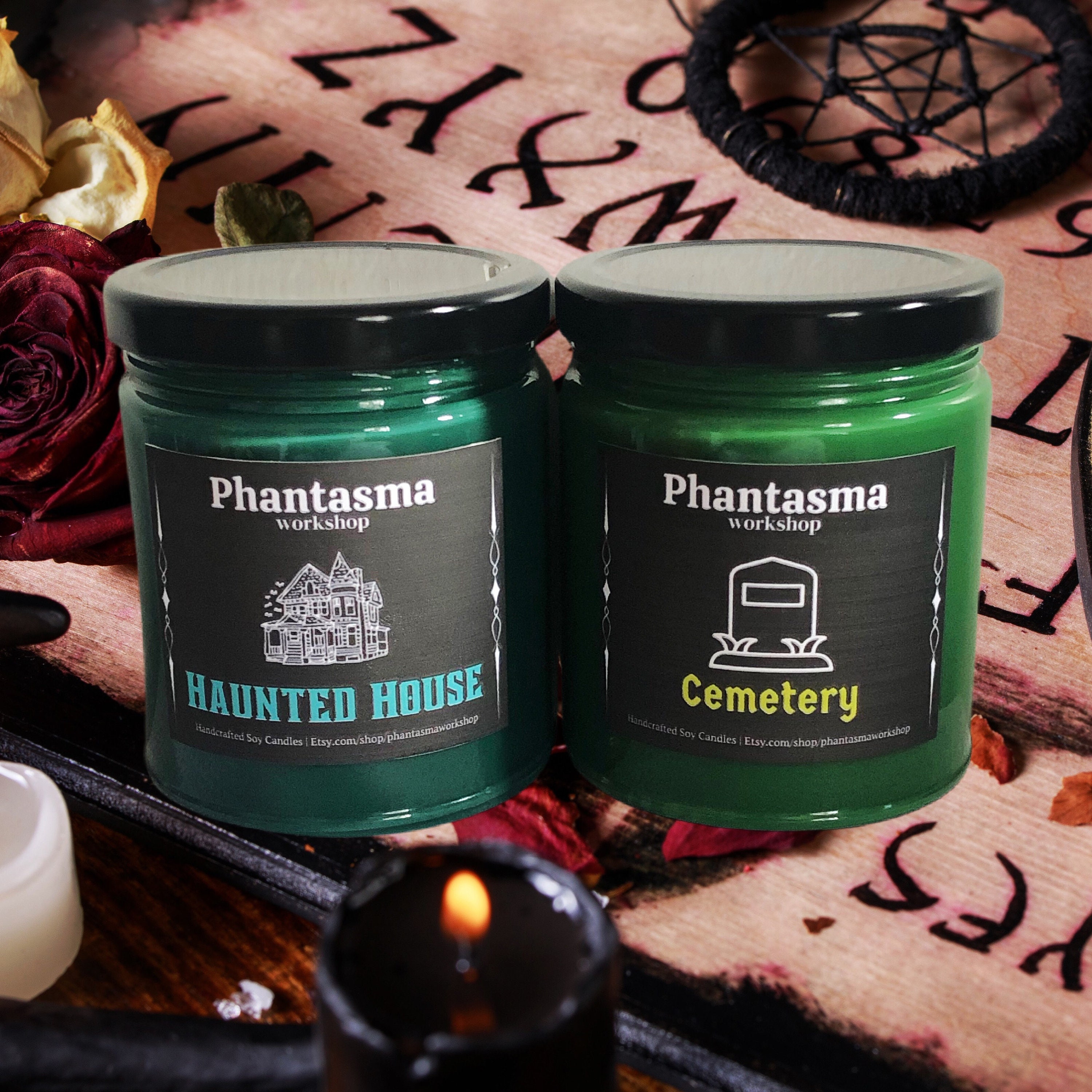 Haunted House Handmade Scented Candle Natural Soy Wax Etsy