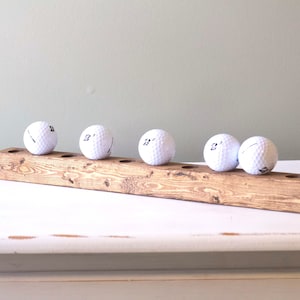 Golf Ball Shelf Floating Golf Display Golf Ball Wall Display Wall Golf Ball Stand Man Cave Golf image 9