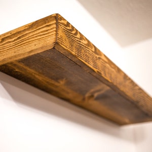 Wood Floating Shelves Heavy Duty | Custom Size Rustic Home Décor ...