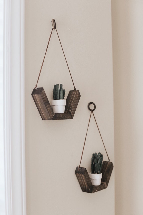 ミニ吊り棚 | 多肉植物ハンガー [2個セット] | 吊り棚 | 多肉植物