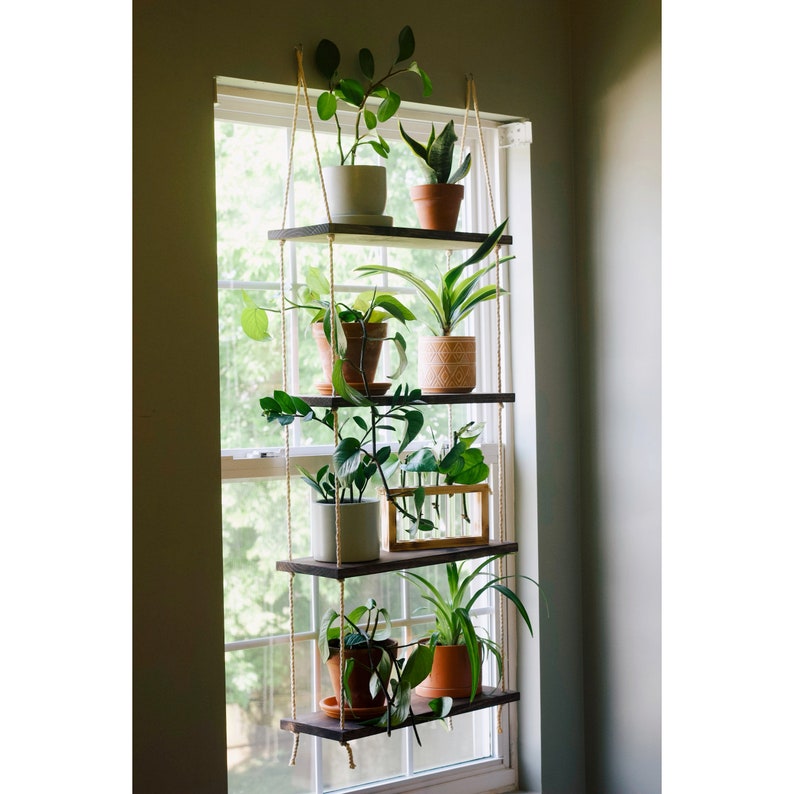 Window Plant Shelf Tiered Plant Shelf 4 Tier Window Etsy Canada