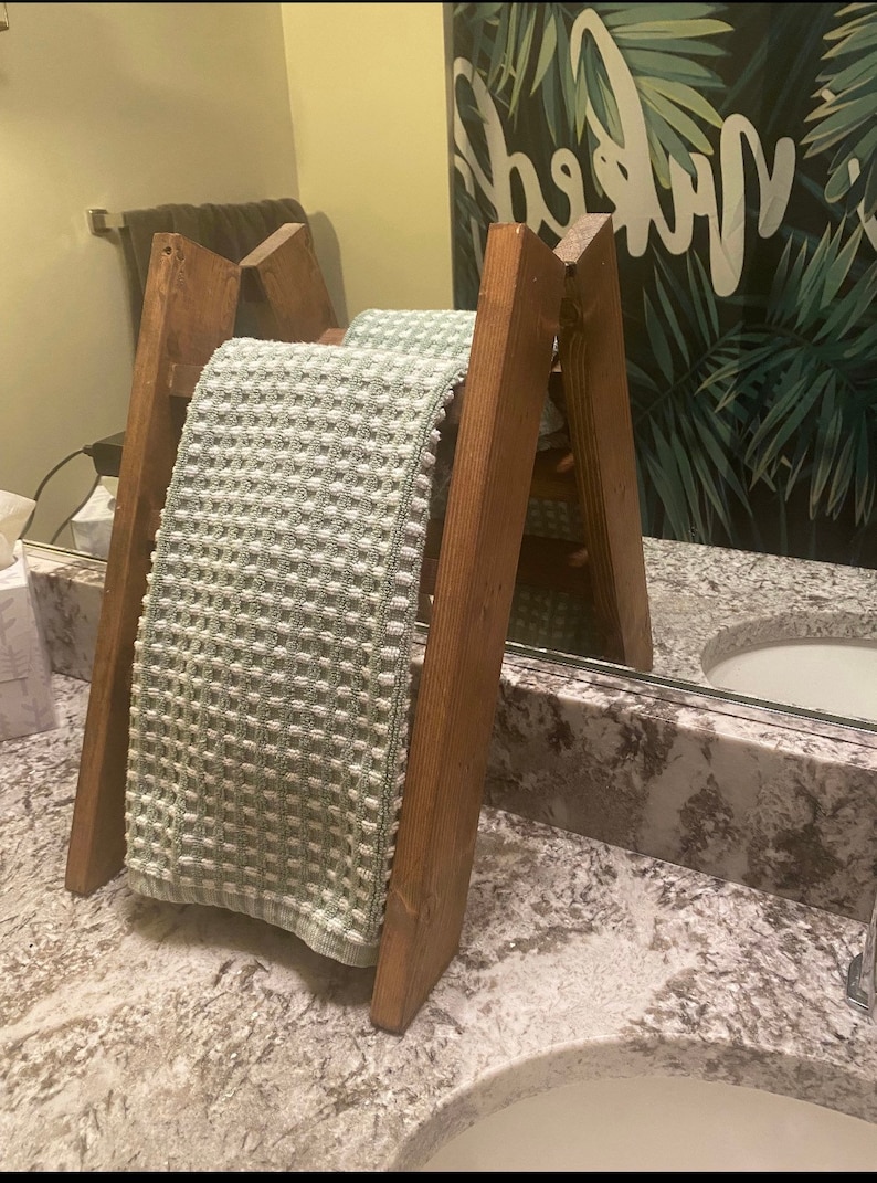 Tea Towel Ladder Wood Ladder Kitchen Counter Decor Mini Etsy