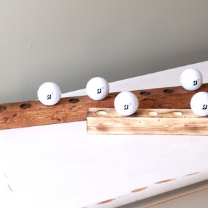 Golf Ball Shelf Floating Golf Display Golf Ball Wall Display Wall Golf Ball Stand Man Cave Golf image 3