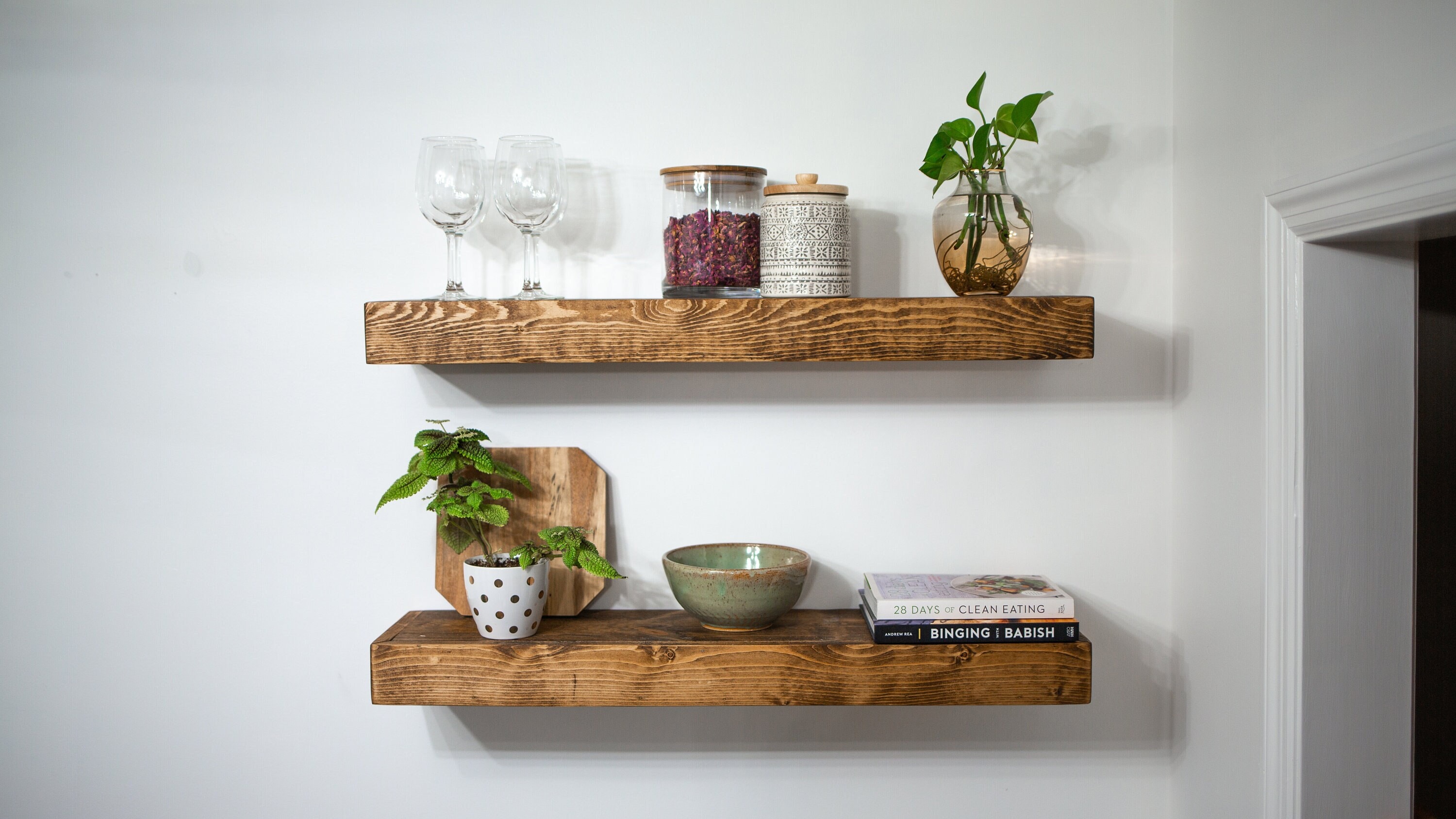 Wood Floating Shelves Etsy UK