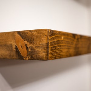 Wood Floating Shelves Heavy Duty | Custom Size Rustic Home Décor ...
