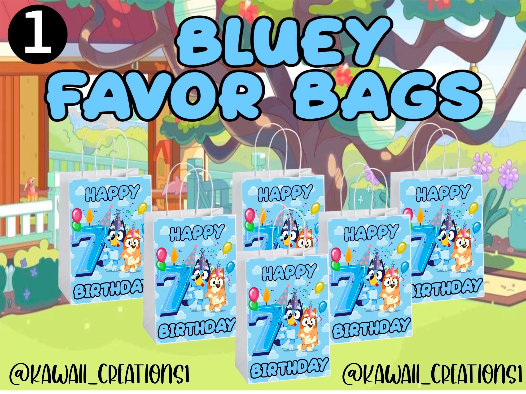 Personalized Bluey Treat Bags - Kawaii Creations