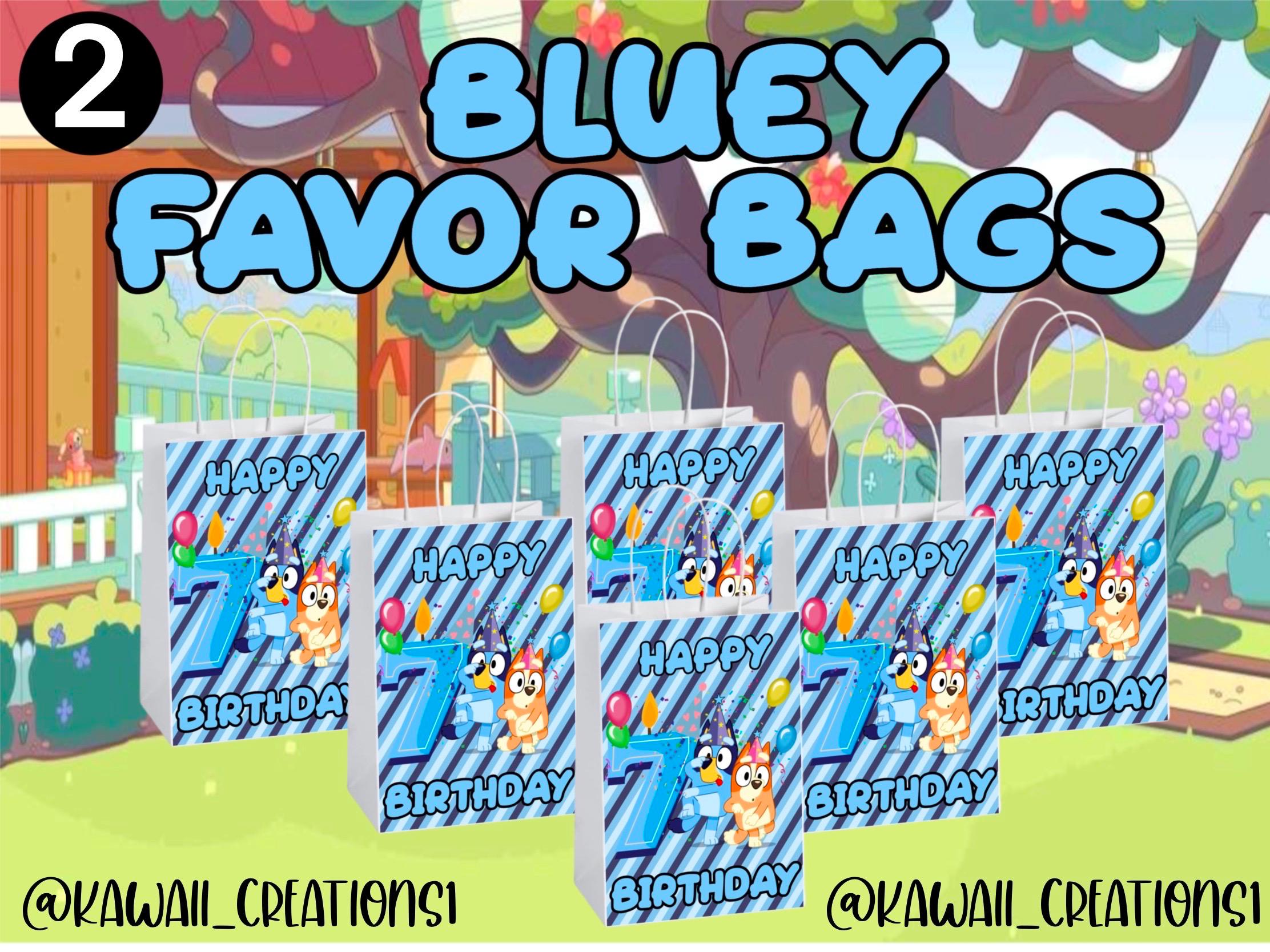 Personalized Bluey Treat Bags - Kawaii Creations