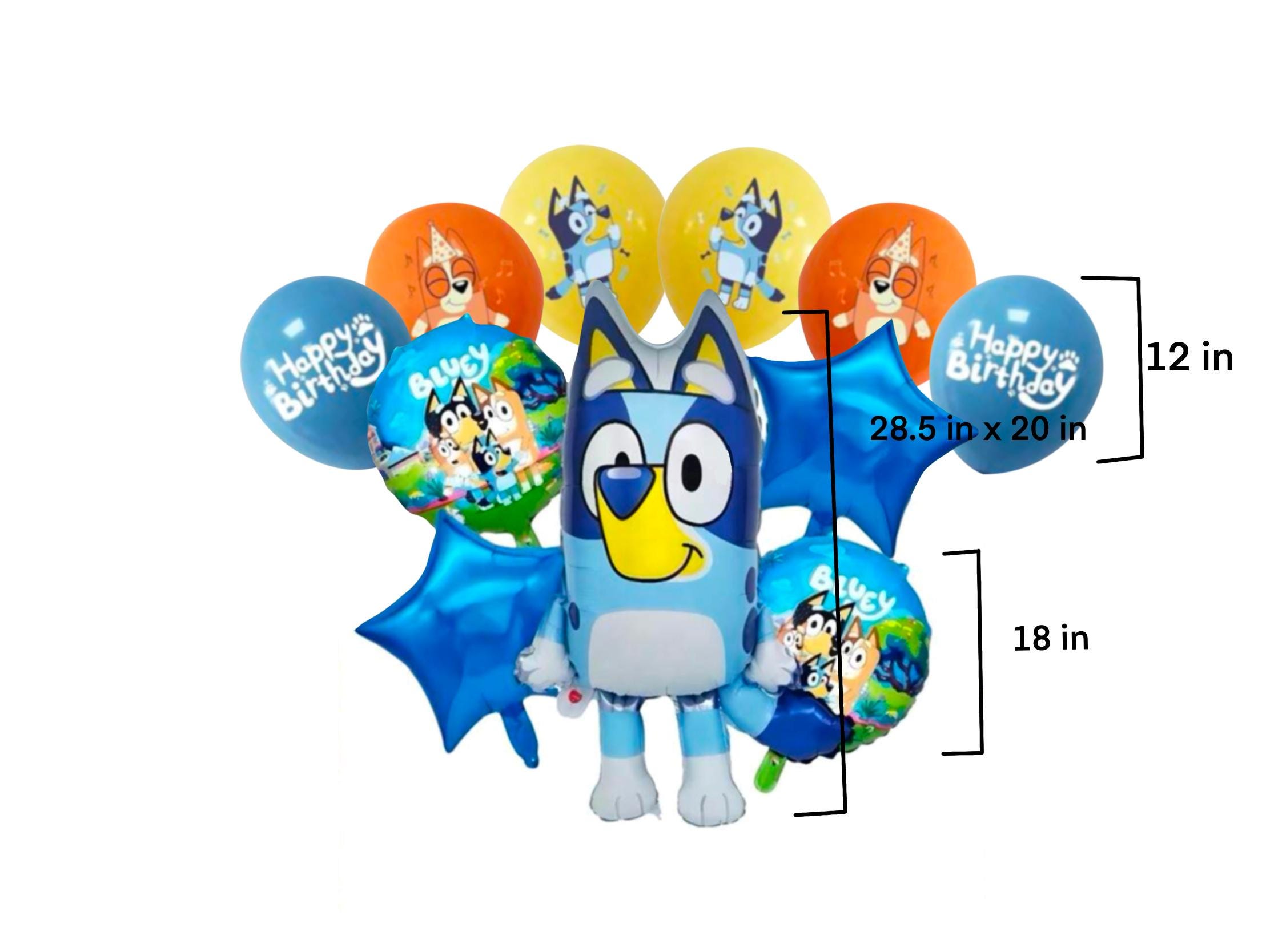Bluey Birthday Party Balloons