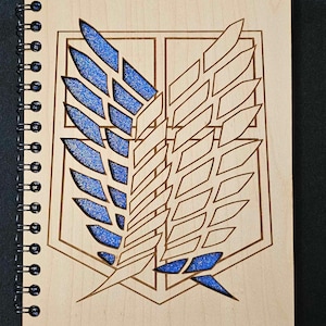 ANIME WOOD NOTEBOOKS
