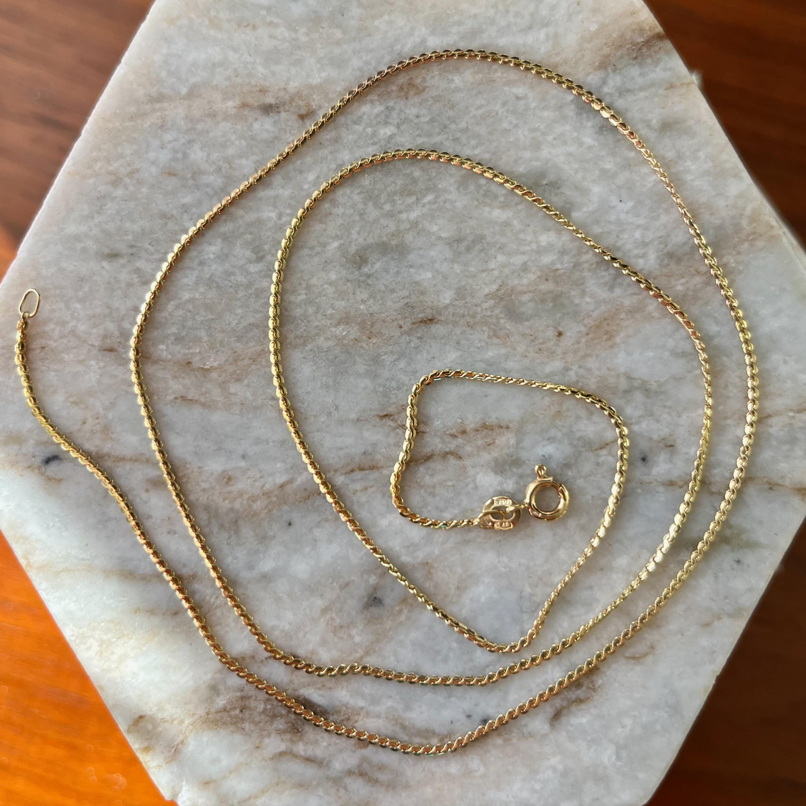 アクセサリー vintage UNOAERRE 60s pig nose necklace Unoaerre 18k Necklace - Etsy