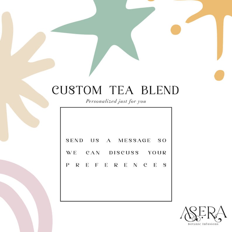 Custom Tea Blend Made to Order Personalized Herbal Tea Gift. Etsy