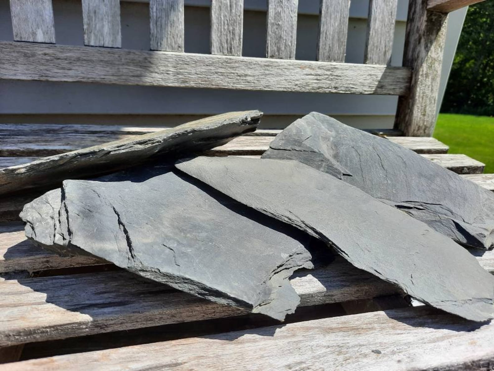 10 Lbs of 1214 Inch NATURAL BLACK SLATE Aquarium /terrarium Etsy