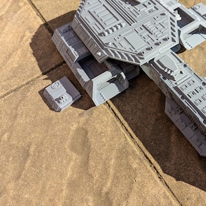 Stargate SG-1 BC-304 Daedalus Replica - 3D gedrucktes Raumschiffmodell - Display Requisite oder Sammlergeschenk