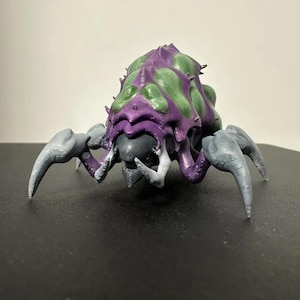 Zergling StarCraft inspired Miniature Figurine – Unpainted PLA Model Kit (8.5 x 8 x 5.5 cm) - Alien hive fleet