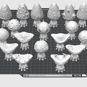 Grimdark Alien Hive Terrain Set: 28mm Sci-Fi Wargaming - 14 Pieces