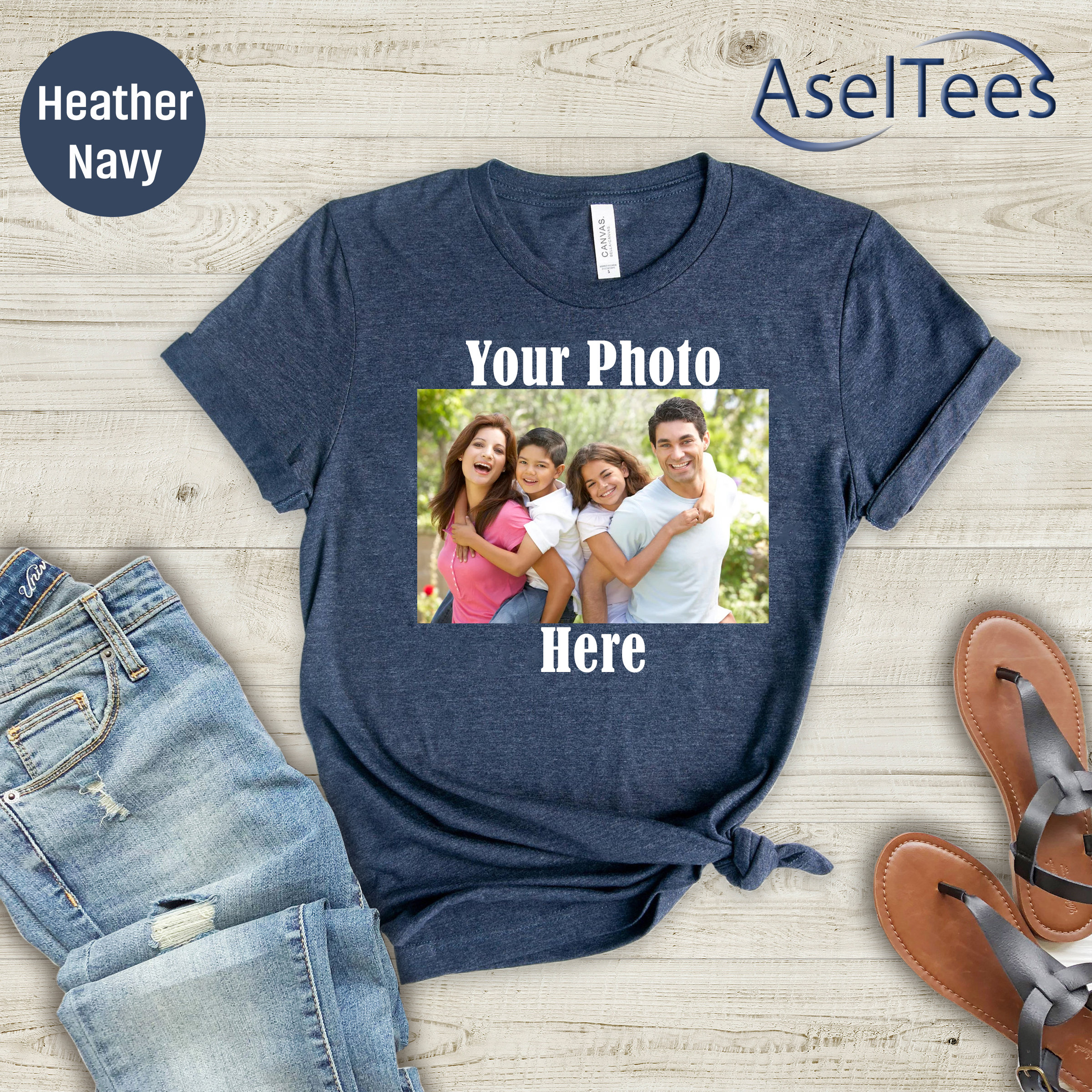 Customized Photo T Shirt Image Personalized Shirt Picture On Etsy