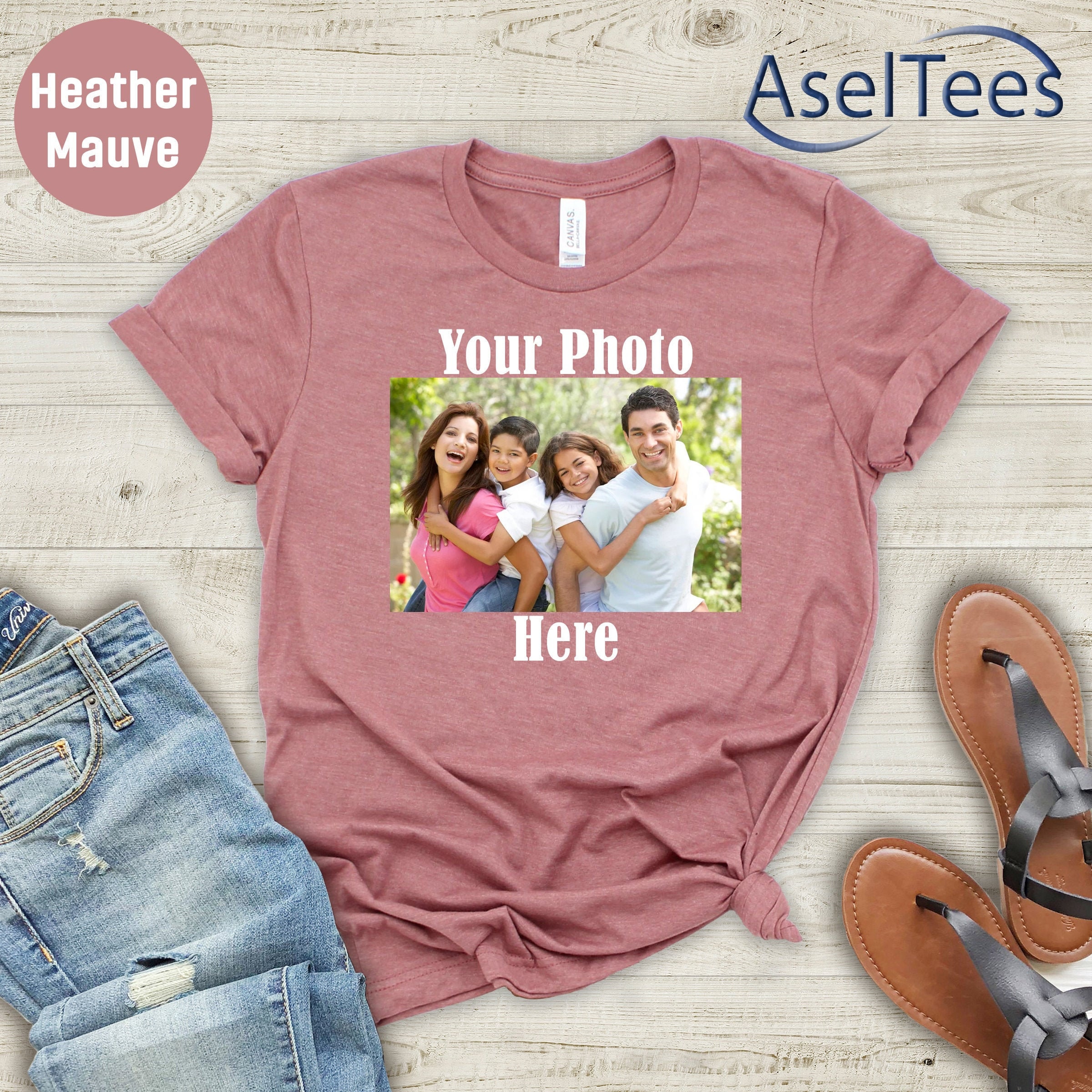 Customized Photo T Shirt Image Personalized Shirt Picture On Etsy