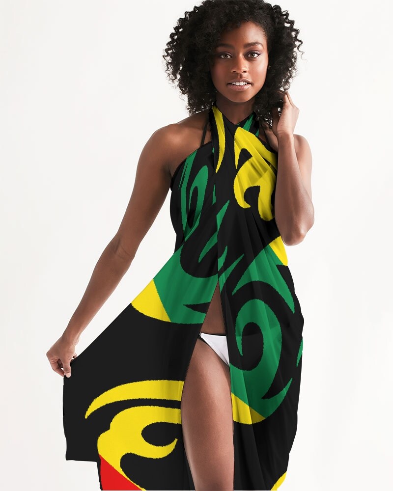 Jamaica, clothing, bandana, reggae, Caribbean heritage attire - women dress  size