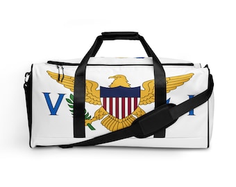 DUFFLE BAG, WEEKENDER Bag, The Ultimate Travel Companion - Virgin Islands Duffle Bag - Spacious, Comfortable, And Built To Last