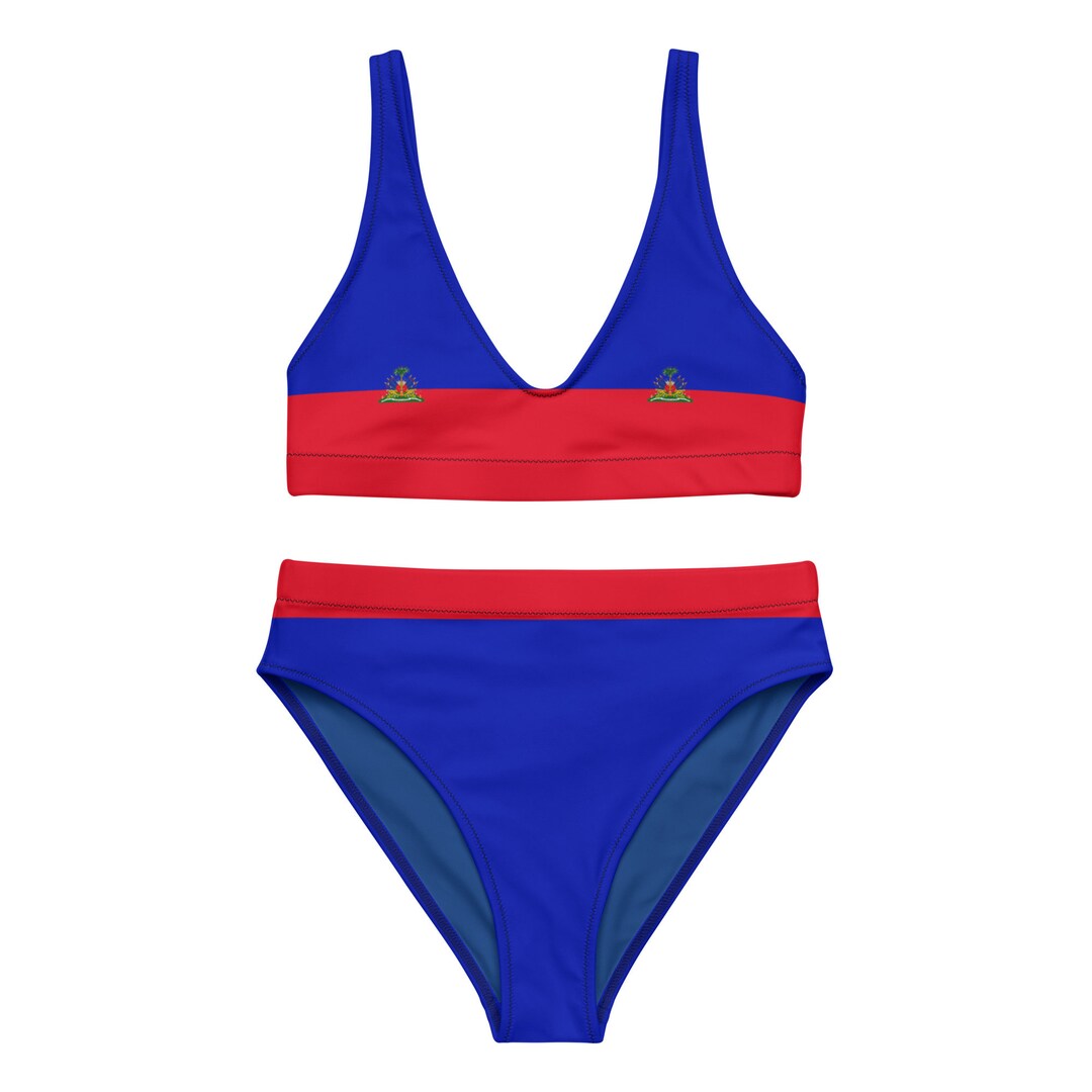 HAITI BIKINI SET Highwaisted Bikini Trendy Swimsuits Etsy