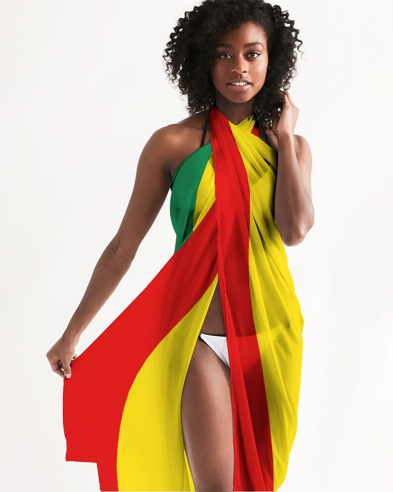 SWIMSUIT COVER UP Rasta Colors Jamaica Swimsuit Cover up Etsy New Zealand