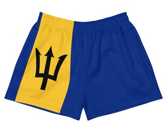 Barbados Women's Athletic Short Shorts