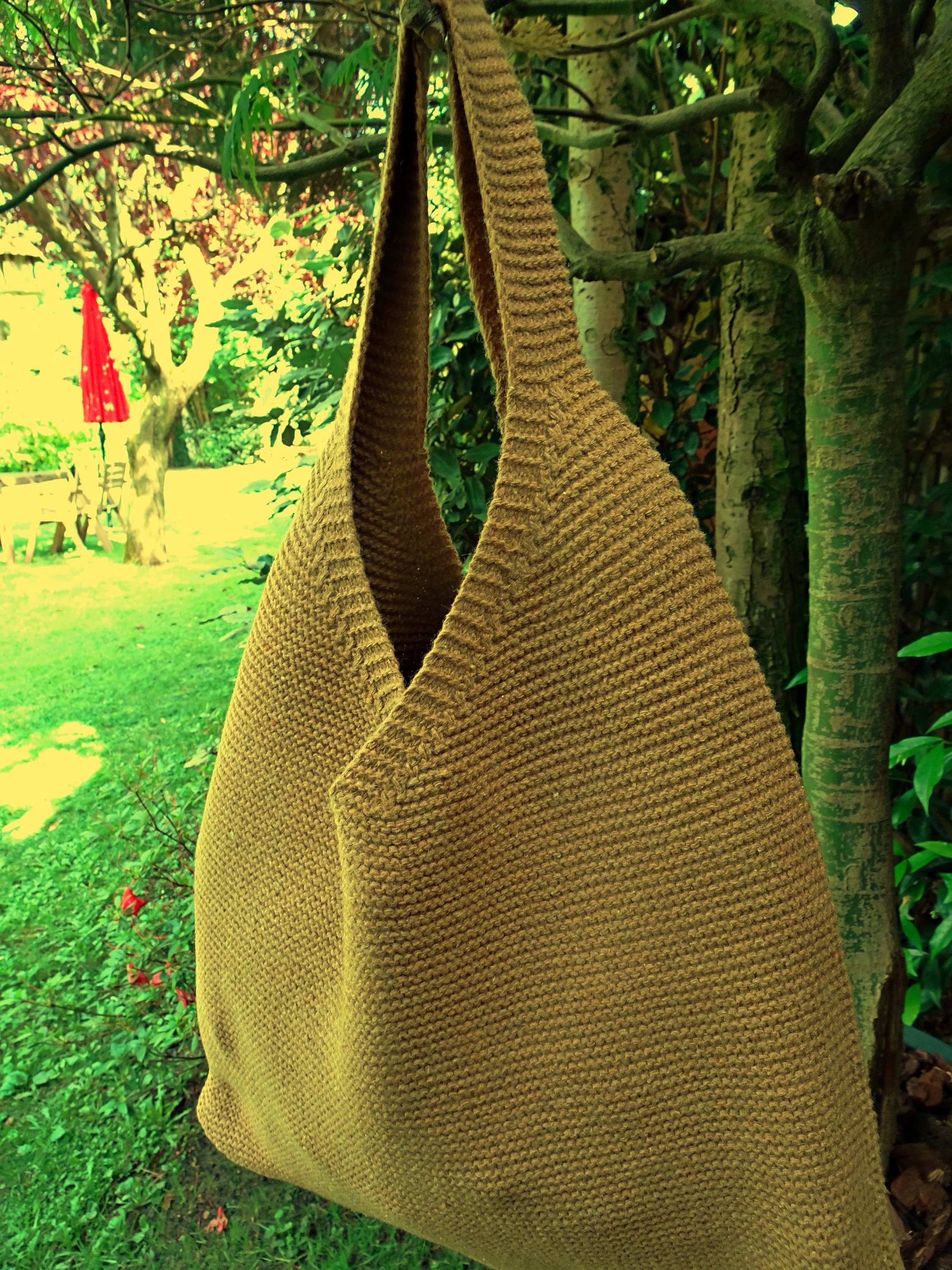 Handbag Wool Knit Bag Knitted Tote Bag Knit Tote Bag / Etsy UK